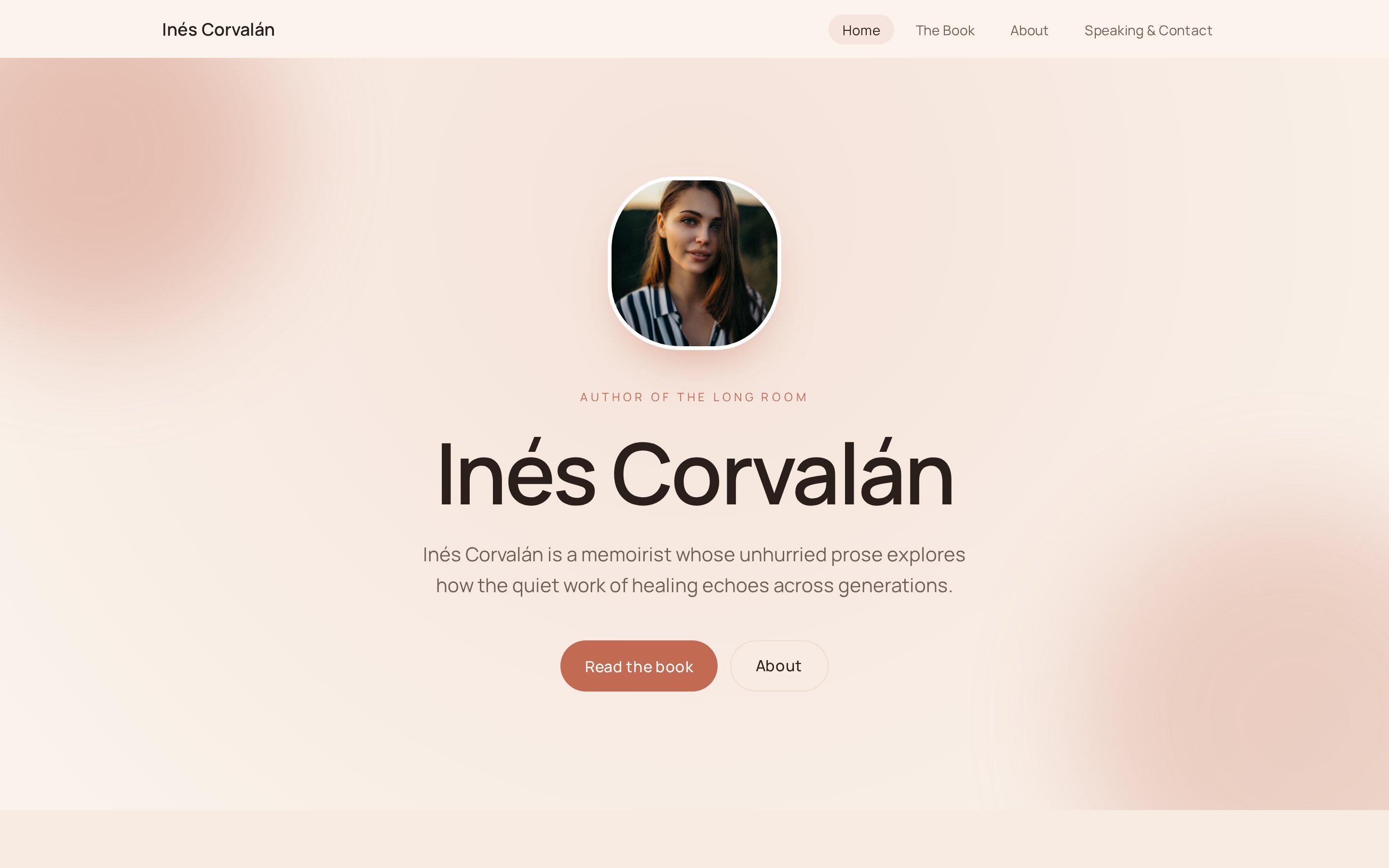 Preview of Inés Corvalán's site